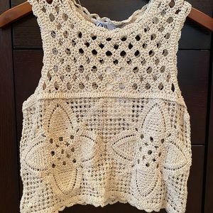 Zara Crochet Top